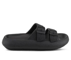 Women's Flexus Bubbles Waterproof Platform Slides