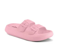 Women's Flexus Bubbles Waterproof Platform Slides
