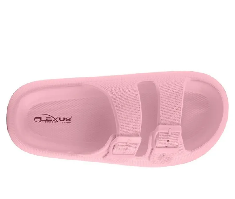Women's Flexus Bubbles Waterproof Platform Slides