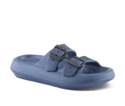 Women's Flexus Bubbles Waterproof Platform Slides