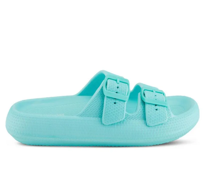 Women's Flexus Bubbles Waterproof Platform Slides