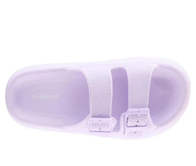 Women's Flexus Bubbles Waterproof Platform Slides
