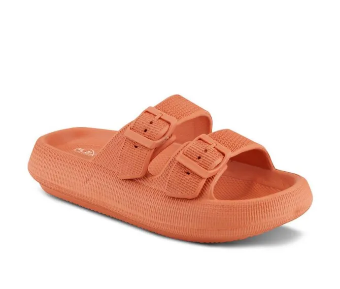 Women's Flexus Bubbles Waterproof Platform Slides