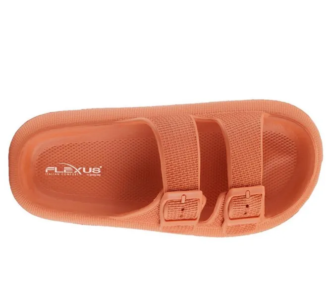 Women's Flexus Bubbles Waterproof Platform Slides