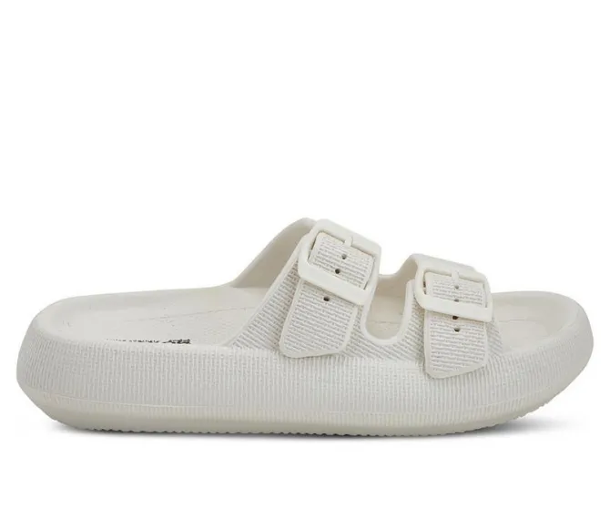 Women's Flexus Bubbles Waterproof Platform Slides