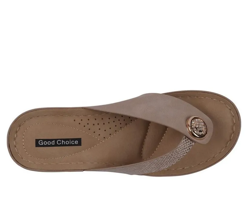Women's GC Shoes Dafni Wedge Flip-Flops