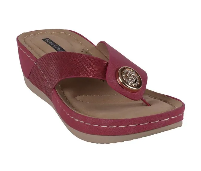 Women's GC Shoes Dafni Wedge Flip-Flops