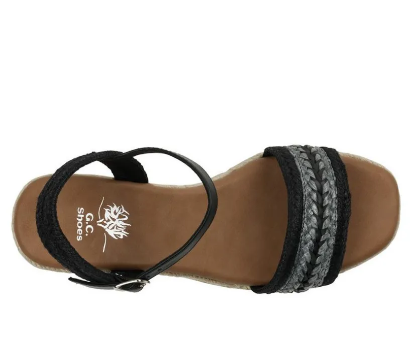 Women's GC Shoes Solene Espadrille Wedges