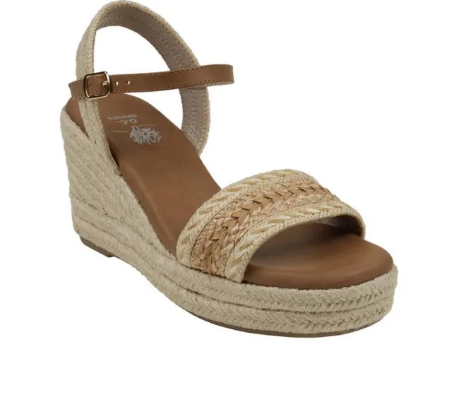 Women's GC Shoes Solene Espadrille Wedges