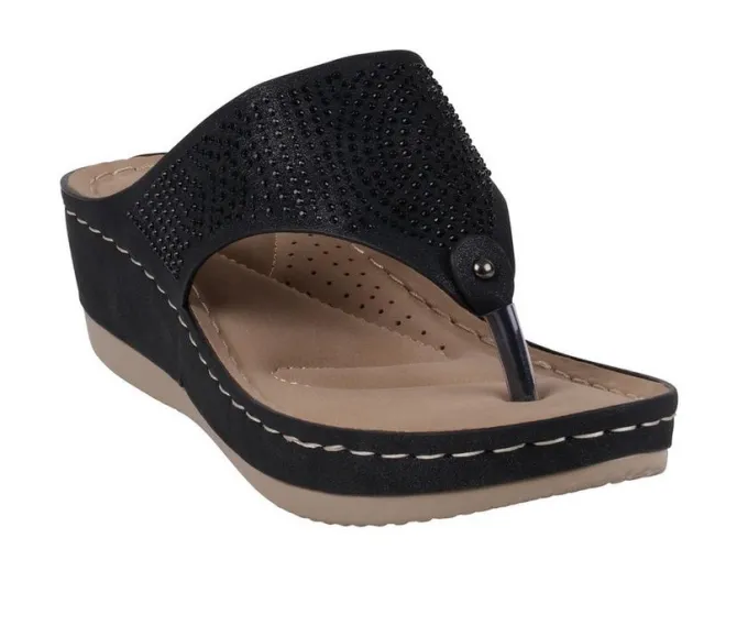 Women's GC Shoes Wagner Wedge Platform Flip-Flops