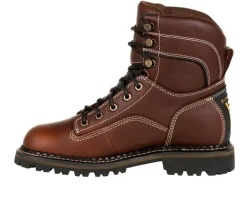 Women's Georgia Boot AMP LT Logger Alloy Toe Waterproof Low Heel Work Boots