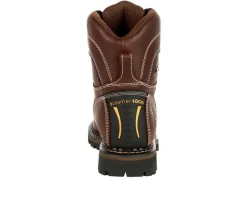 Women's Georgia Boot AMP LT Logger Alloy Toe Waterproof Low Heel Work Boots