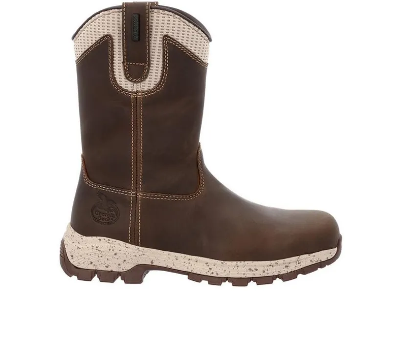 Women's Georgia Boot Eagle Trail Pull On Work Boots