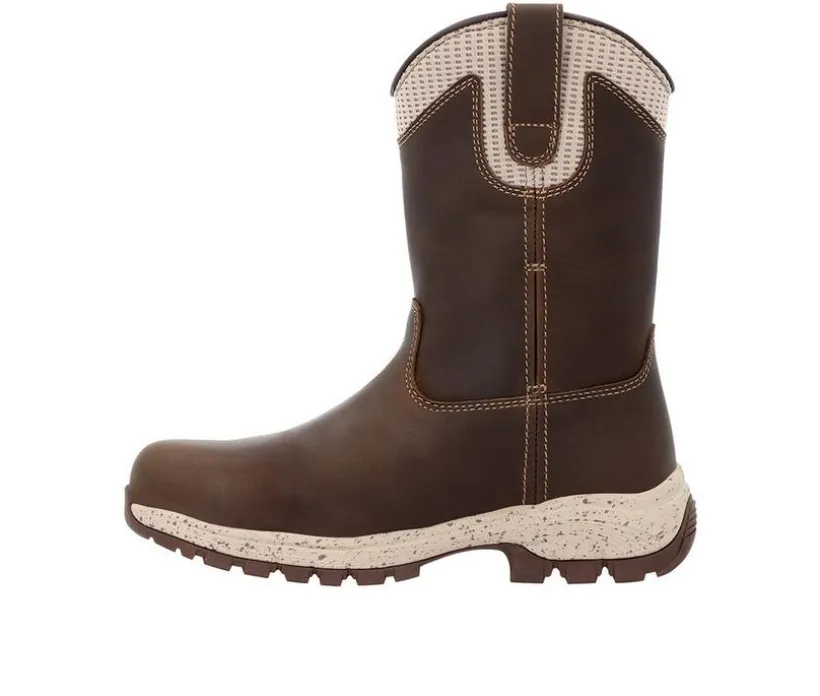 Women's Georgia Boot Eagle Trail Pull On Work Boots