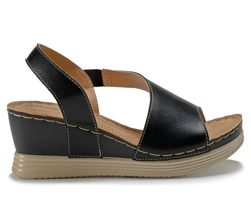 Women's Henry Ferrara Comfort-70 Wedge Sandals