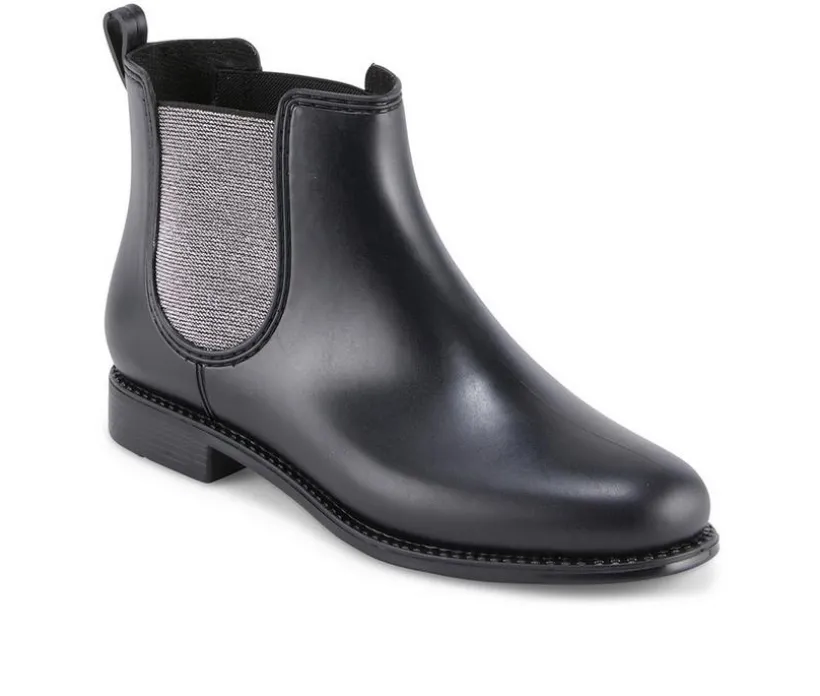 Women's Henry Ferrara Marsala-Bling Rain Boots