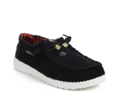 Women's HEYDUDE Wendy Black Cat
