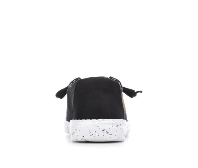 Women's HEYDUDE Wendy Black Odyssey Casual Shoes