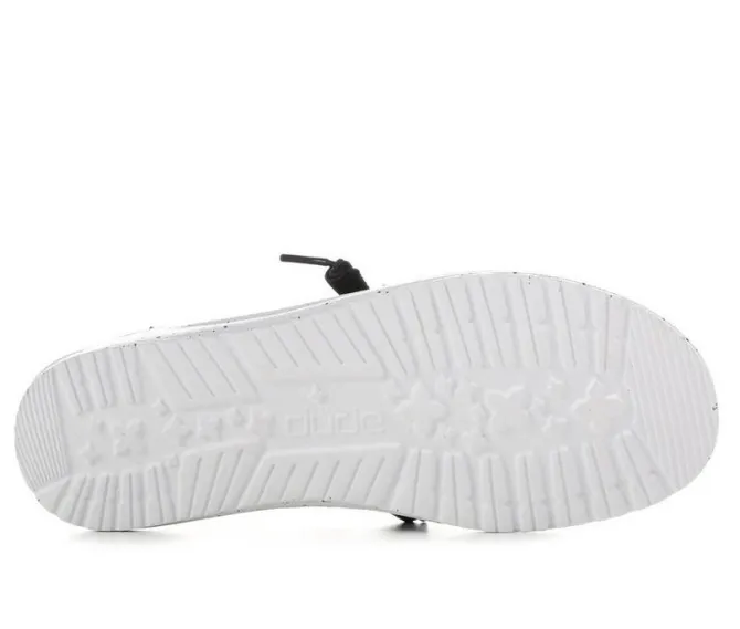 Women's HEYDUDE Wendy Black Odyssey Casual Shoes