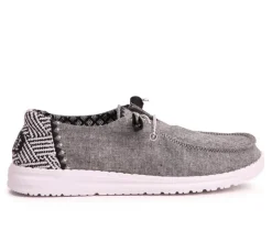 Women's HEYDUDE Wendy Chambray Casual Shoes