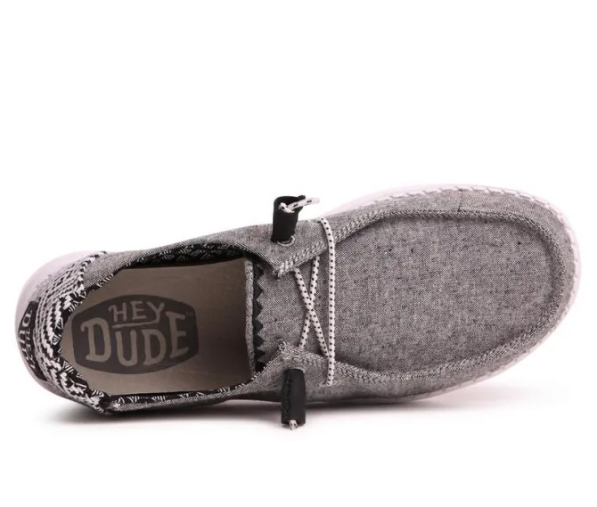 Women's HEYDUDE Wendy Chambray Casual Shoes