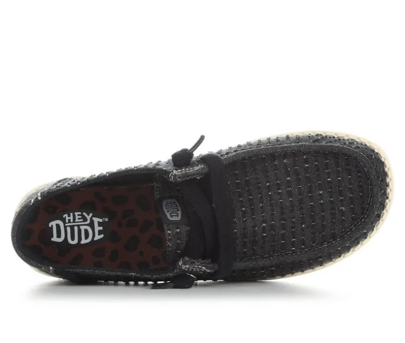 Women's HEYDUDE Wendy Frayed Canvas