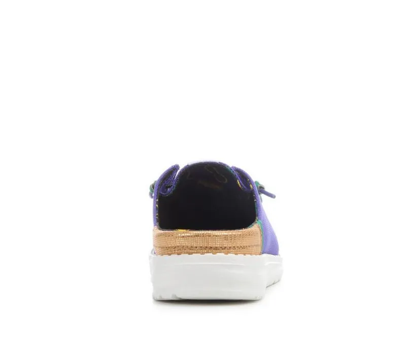 Women's HEYDUDE Wendy Slip Mardi Gras Casual Shoes