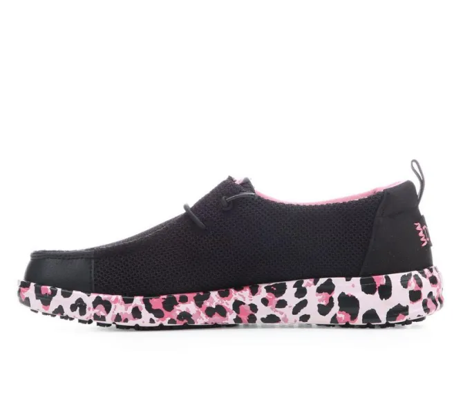 Women's HEYDUDE Wendy Work CE Leopard Slip Resistant Shoes