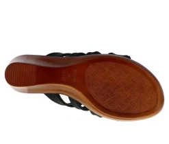 Women's Italian Shoemakers Clover Wedges