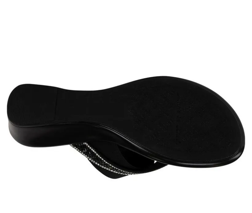 Women's Italian Shoemakers Deleiza Wedge Flip-Flops