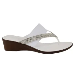 Women's Italian Shoemakers Deleiza Wedge Flip-Flops