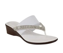 Women's Italian Shoemakers Deleiza Wedge Flip-Flops
