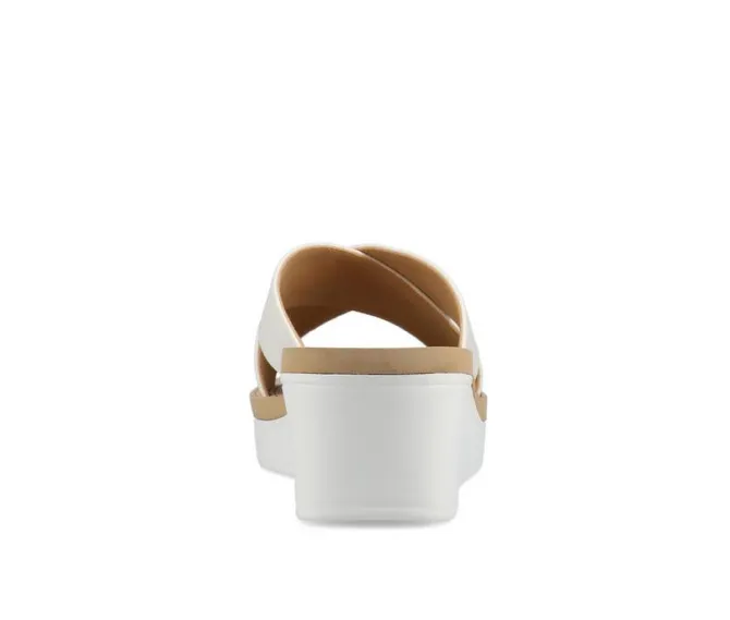Women's Journee Collection Biara Wedge Sandals