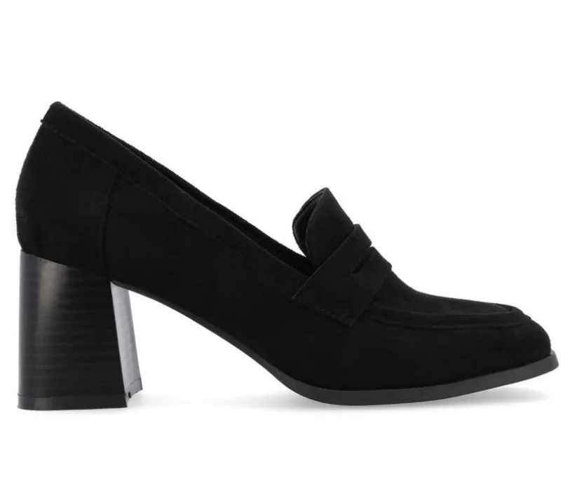 Women's Journee Collection Malleah Block Heel Loafers
