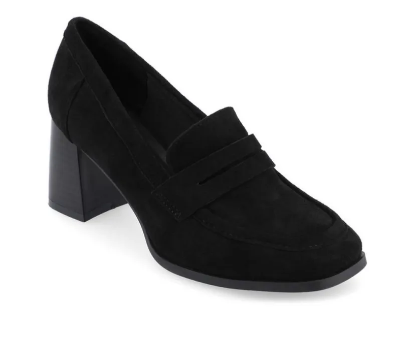 Women's Journee Collection Malleah Block Heel Loafers