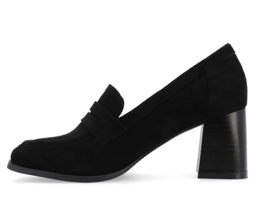 Women's Journee Collection Malleah Block Heel Loafers