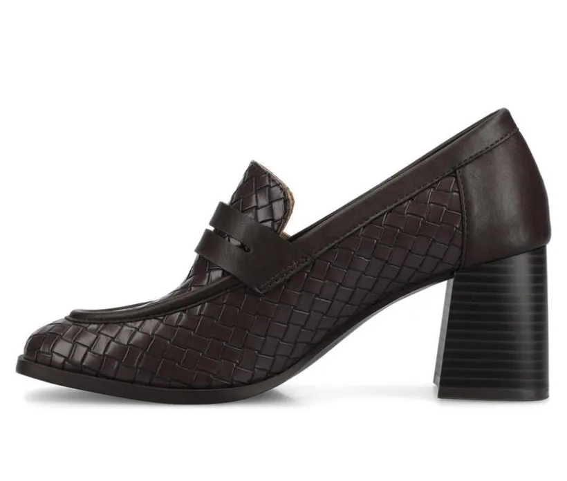 Women's Journee Collection Malleah Block Heel Loafers