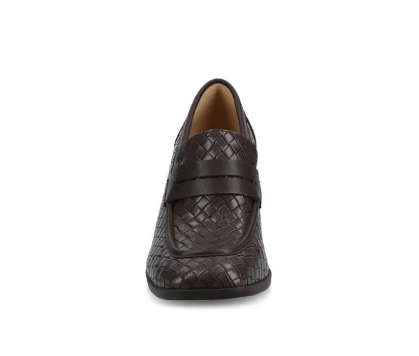 Women's Journee Collection Malleah Block Heel Loafers