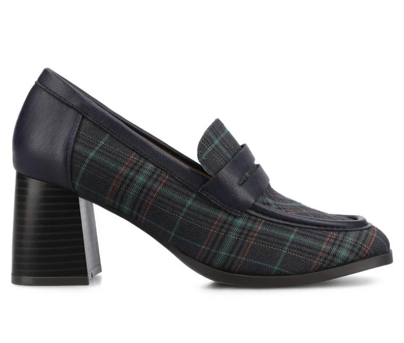 Women's Journee Collection Malleah Block Heel Loafers