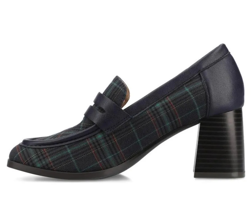Women's Journee Collection Malleah Block Heel Loafers