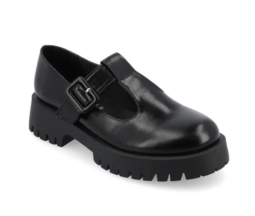 Women's Journee Collection Suvi Chunky T-Strap Mary Janes