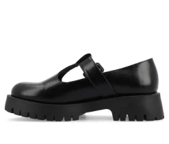 Women's Journee Collection Suvi Chunky T-Strap Mary Janes
