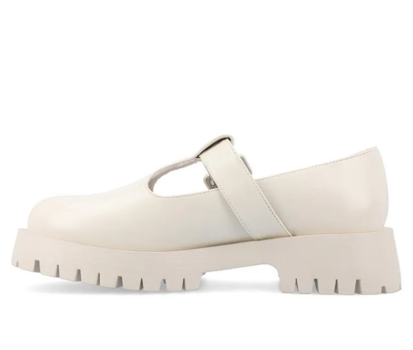 Women's Journee Collection Suvi Chunky T-Strap Mary Janes