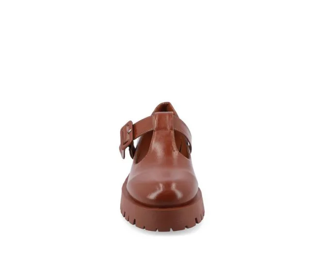 Women's Journee Collection Suvi Chunky T-Strap Mary Janes
