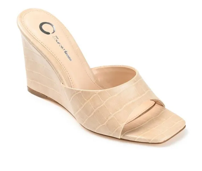 Women's Journee Collection Vivvy Wedge Dress Sandals