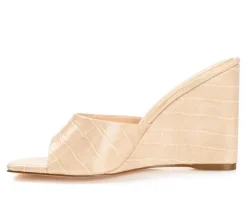 Women's Journee Collection Vivvy Wedge Dress Sandals