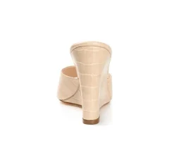 Women's Journee Collection Vivvy Wedge Dress Sandals