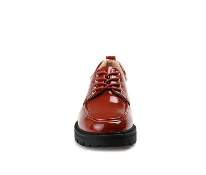 Women's Journee Collection Zina Lugged Oxfords