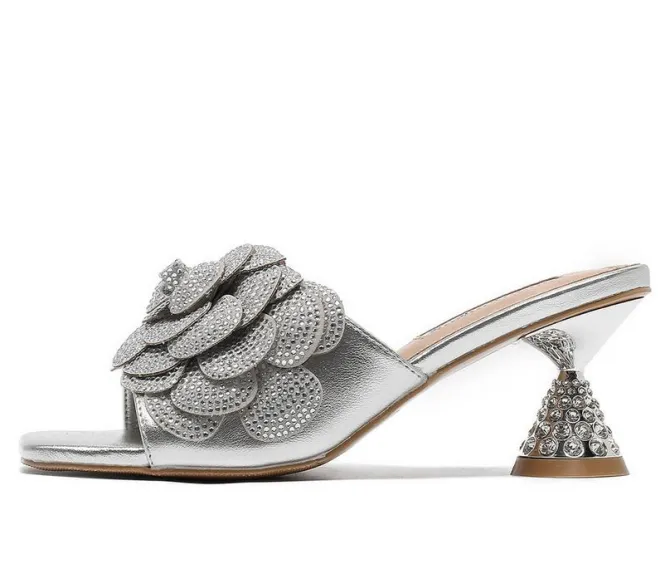 Women's Lady Couture Petal Heeled Sandals