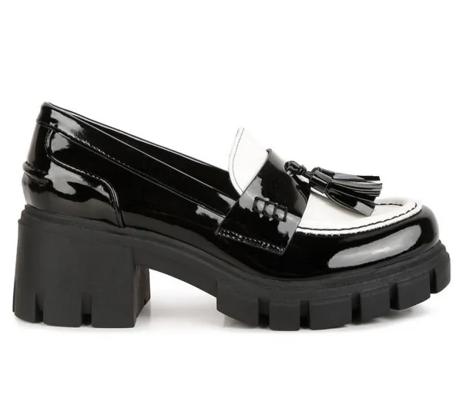 Women's London Rag Jonah Chunky Heeled Loafers